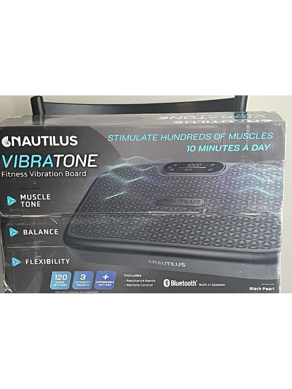 Nautilus Vibratone Pro Vibration Plate Full Body Exercise Platform New Open Box